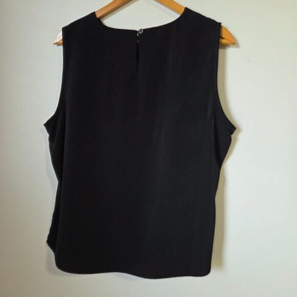EUC NOTATIONS BLACK MINIMALIST SLEEVELESS TANK TOP SIZE XL - Picture 7 of 10